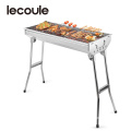 Lecoule  barbecue Grill Portable Lightweight Simple Charcoal Grill Perfect Foldable Premium BBQ Grill for Outdoor